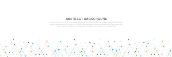 abstract meetkundig achtergrond en Verbinden stippen, points en lijnen. digitaal technologie globaal netwerk verbinding. met plexus achtergrond. netwerk of verbinding. technologie wetenschap achtergrond. vector
