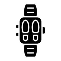 pedometer icoon stijl vector