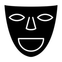 theater maskers icoon stijl vector