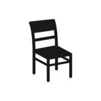 stoel icoon vector logo sjabloon
