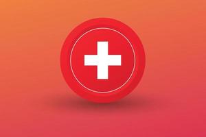 rood medisch kruis eerste steun symbool vector element