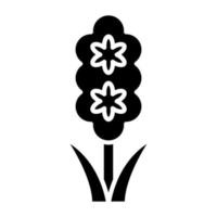 hyacint icoon stijl vector