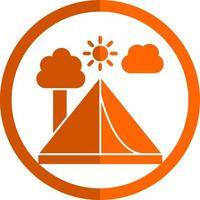 tent vector icoon ontwerp