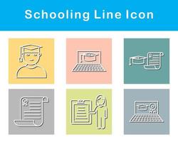 scholing vector icoon reeks