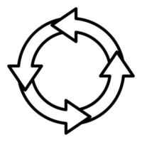 circulaire ontwerp icoon stijl vector