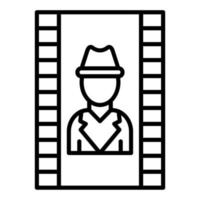 detective-pictogramstijl vector