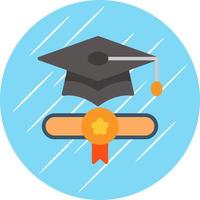 diploma uitreiking vector icoon ontwerp