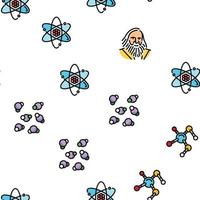 chemisch wetenschap chemie vector naadloos patroon