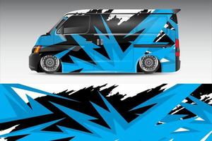 racing auto inpakken ontwerp voor voertuig vinyl stickers en automotive bedrijf sticker kleurstelling vector