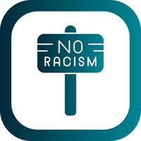 Nee racisme vector icoon ontwerp