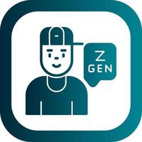 generatie z vector icoon ontwerp