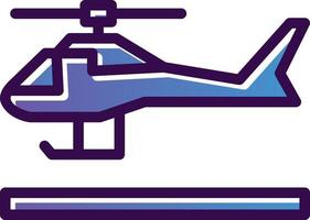 helikopter vector icoon ontwerp