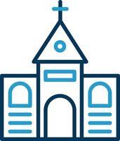 kerk vector icoon ontwerp