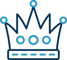 koning kroon vector icoon ontwerp