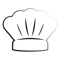 hoed chef icoon illustratie vector