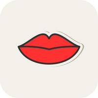 lip vector icoon ontwerp