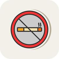 Nee roken vector icoon ontwerp