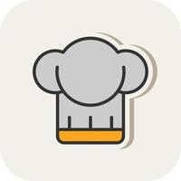 chef hoed vector icoon ontwerp