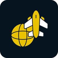 wereld tour vector icoon ontwerp