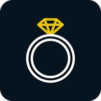 diamant ring vector icoon ontwerp