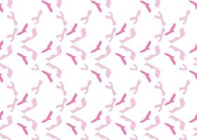 hand getrokken, roze, witte vormen naadloze patroon vector
