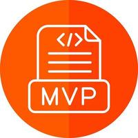 mvp vector icoon ontwerp