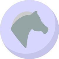 paard hoofd vector icoon ontwerp