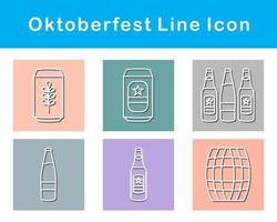 oktoberfeest vector icoon reeks