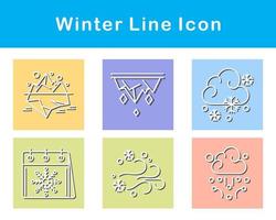 winter vector icoon reeks