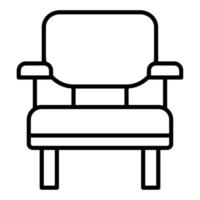 fauteuil pictogramstijl vector