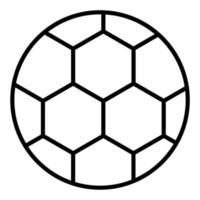 voetbal pictogramstijl vector