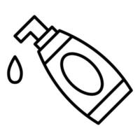 lotion pictogramstijl vector