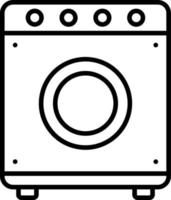 wasmachine pictogramstijl vector