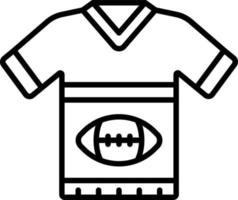 rugby uniform icoon stijl vector