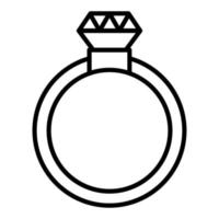 ringen icoon stijl vector