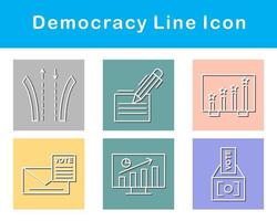 democratie vector icoon reeks