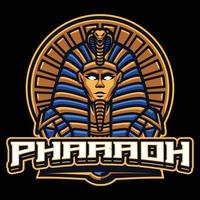 farao mascotte sjabloon vector