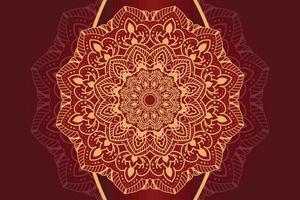 luxe mandala achtergrondontwerp vector