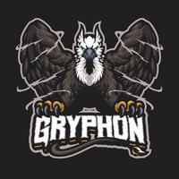 gryphon mascotte karakter vector