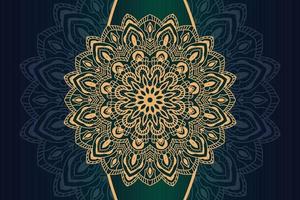 luxe mandala achtergrondontwerp vector