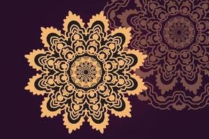 luxe decoratieve mandala ontwerp achtergrond vector