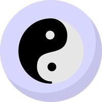 yin yang vector icoon ontwerp