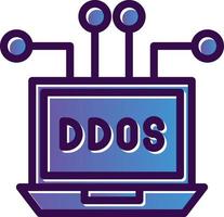 ddos vector icoon ontwerp