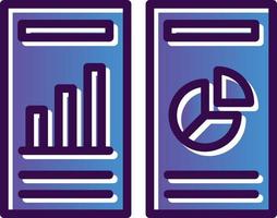 comparatieve analytics vector icoon ontwerp