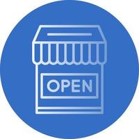 winkel Open vector icoon ontwerp