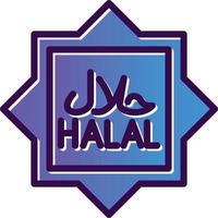 halal vector icoon ontwerp