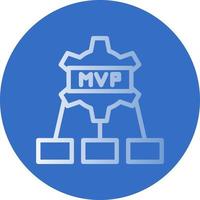 mvp vector icoon ontwerp