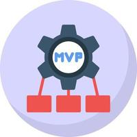 mvp vector icoon ontwerp