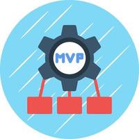 mvp vector icoon ontwerp