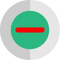 min cirkel vector icoon ontwerp